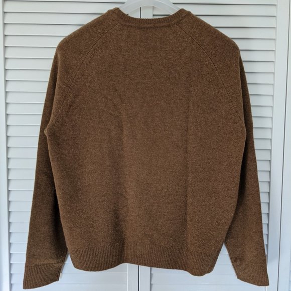 Brooks Brothers Lambswool Camel Crewneck Sweater - Picture 3 of 5
